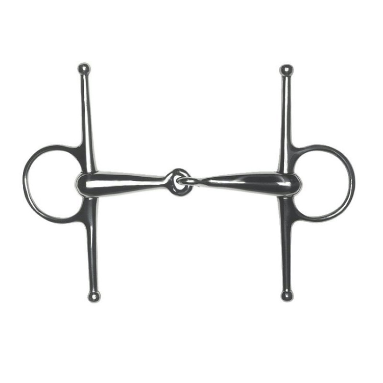 Metalab enkelgebroken bit met holle mond