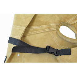 Smederijschort T de T van leer met 5 zakken