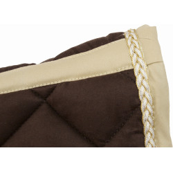 CSO-zadeldek Fontainebleau suedine T de T Chocolade / beige Bruin