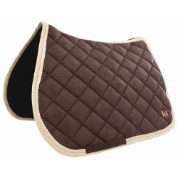 CSO-zadeldek Fontainebleau suedine T de T Chocolade / beige Bruin