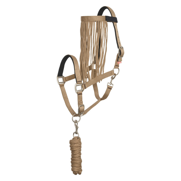 Halster en lange anti-vliegen nylon Imperial Riding