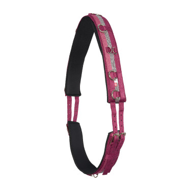 Werkbare singel nylon Imperial Riding Deluxe Roze / bordeaux / zilver