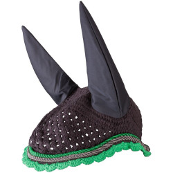 Oornet Imperial Riding Italy de Luxe Grijs / neongroen