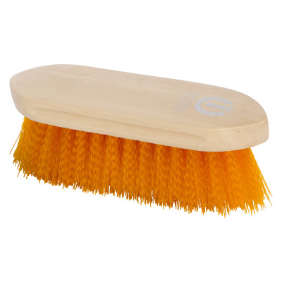Imperial Riding Dandy brosse nylon dure avec dos bois verni Néon orange