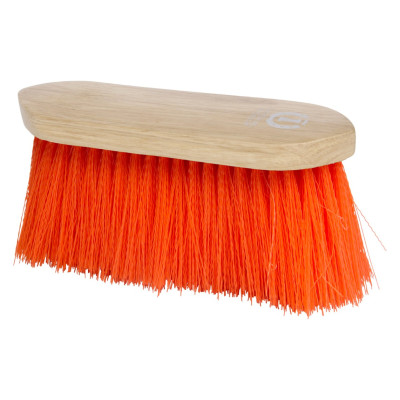 Imperial Riding Dandy brosse nylon longue dure avec dos bois v Néon orange