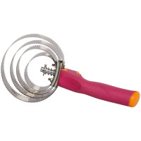 Ronde metalen rosborstel met handvat Imperial Riding Papaja / calypso koraal Roze Ronde metalen rosborstel met handvat Imperial Riding Papaja / calypso koraal Roze