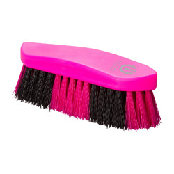 Harde borstel 2 kleuren groot Imperial Riding Neonroze