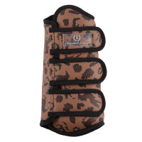 Dressuurbeenbeschermers Imperial Riding Love Your Life Pattern Beige panter
