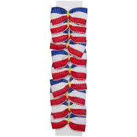 Knoopjes om in stof te vlechten Zakje 20st Imperial Riding Rood wit