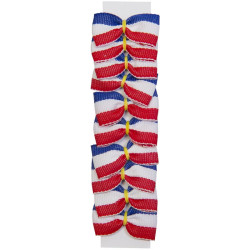 Knoopjes om in stof te vlechten Zakje 20st Imperial Riding Rood wit