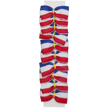 Knoopjes om in stof te vlechten Zakje 20st Imperial Riding Rood wit