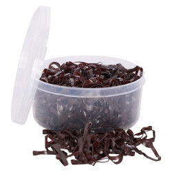 Siliconen manenelastiekjes in doos Imperial Riding Bruin Siliconen manenelastiekjes in doos Imperial Riding Bruin