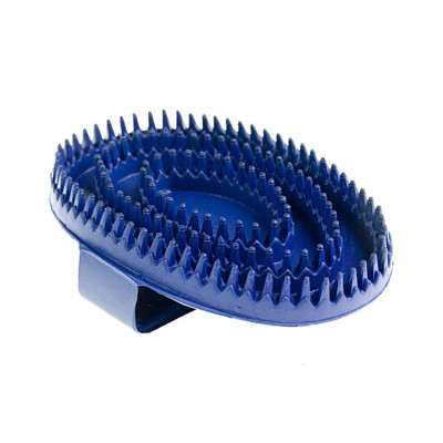 Rubberen rosborstel Horze groot Blauw