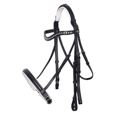 Briglia Imperial Riding Di Layla II Zwart wit Briglia Imperial Riding Di Layla II Zwart wit