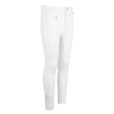 Rijbroek Imperial Riding Knitted SFS Wit