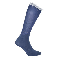 Sokken Imperial Riding Star Lace Marineblauw