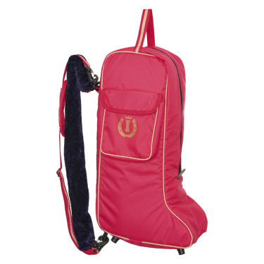 Tas voor laarzen Imperial Riding Classic Glanzend roze