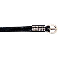 Imperial Riding Shiny Crystal sporenriempjes Zilver