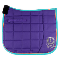 Zadeldek Imperial Imperial Riding Time to Shine dressuur Koninklijk Paars / Jadegroen Violet Zadeldek Imperial Imperial Riding Time to Shine dressuur Koninklijk Paars / Jadegroen Violet