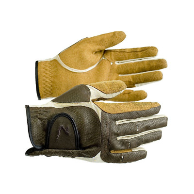 GANTS ELIZABETH CUIR SYNTHETIQUE Chocolat