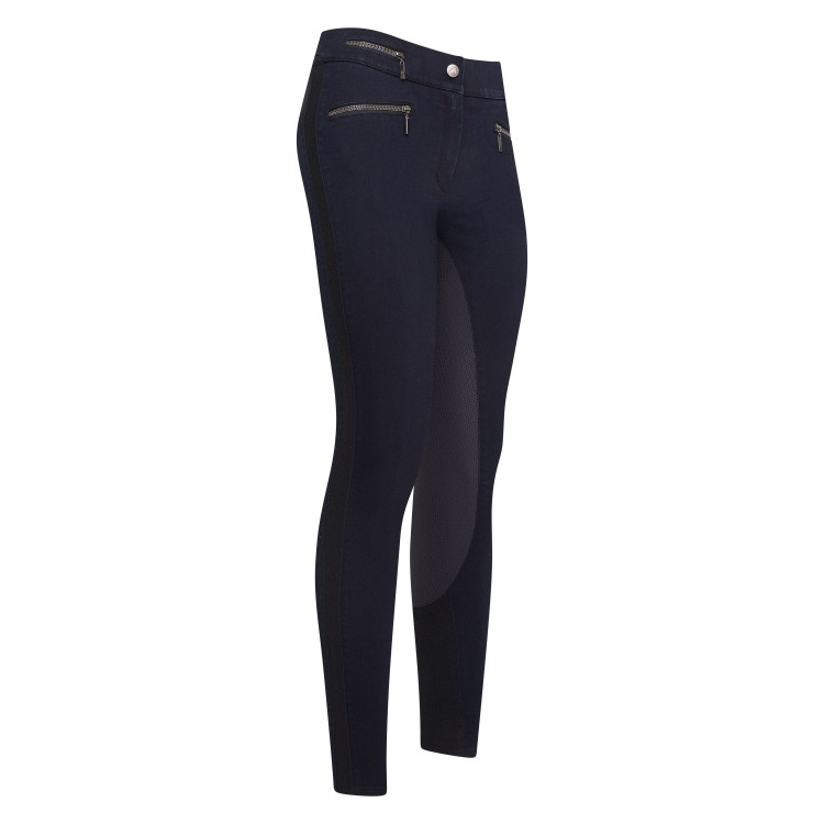 Euro-Star Onyx denim rijbroek full grip Euro-Star Onyx denim rijbroek full grip