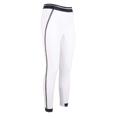 Pantalon d'equitation Euro-Star Athletic Lux LTE  SFG Euro-Star Femme Blanc / argent