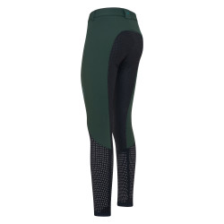 Rijbroek Euro-Star Airflow 2.0 FullGrip Euro-Star Dames Groene zadeldekken / zwart