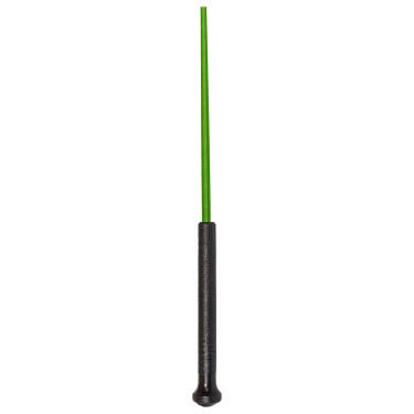 Nylon zweep Imperial Riding Economic rubberen handvat Groen neon