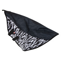 Anti-vlieg- en regennek Imperial Riding Super-dry Carly Zwarte zebra