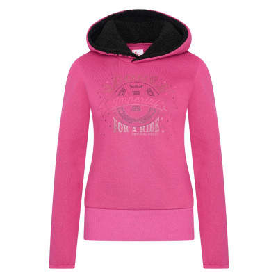 Imperial Riding Glamour hoodie Fleur rose