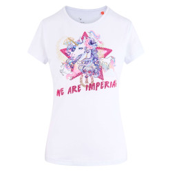 Grappig T-shirt Imperial Riding Happy Unicorn