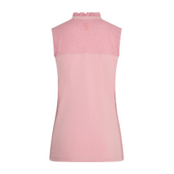 Mouwloze polo Imperial Riding Camee Chique roze Mouwloze polo Imperial Riding Camee Chique roze