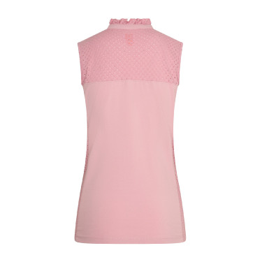 Mouwloze polo Imperial Riding Camee Chique roze Mouwloze polo Imperial Riding Camee Chique roze