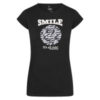 T-shirt Imperial Riding Smiley Zebra Zwart T-shirt Imperial Riding Smiley Zebra Zwart