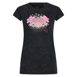 T-shirt Imperial Riding Rocky Zwart