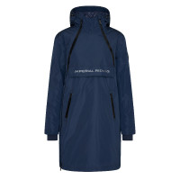 Lange anorak jas Imperial Riding Dalia Marineblauw