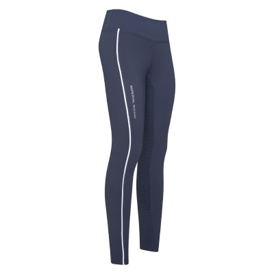Legging d'équitation Imperial Riding Shiny Uni FullGrip Bleu marine
