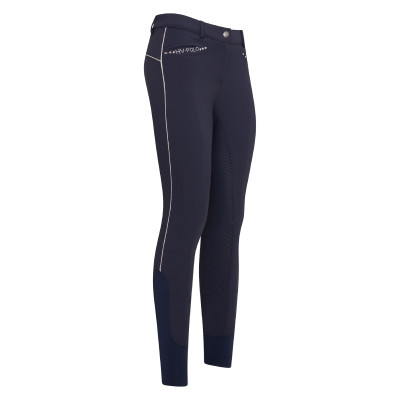 Pantalon d'équitation HV Polo Lux FullGrip Bleu marine