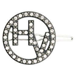 HV Polo Ginny Haarclip set van 2 stuks Zwart / marine Marineblauw