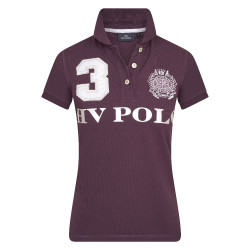 Polo Favouritas EQ HV Polo Pruim / zilver Bordeaux