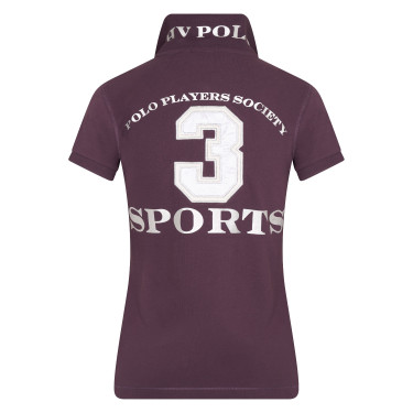 Polo Favouritas EQ HV Polo Pruim / zilver Bordeaux Polo Favouritas EQ HV Polo Pruim / zilver Bordeaux