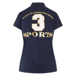 Polo Favouritas EQ HV Polo Marine goud Blauw