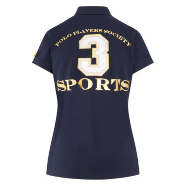 Polo Favouritas EQ HV Polo Marine goud Blauw Polo Favouritas EQ HV Polo Marine goud Blauw