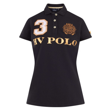 Polo Favouritas EQ HV Polo Zwart / roze Goud Polo Favouritas EQ HV Polo Zwart / roze Goud