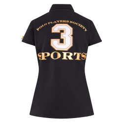 Polo Favouritas EQ HV Polo Zwart / roze Goud