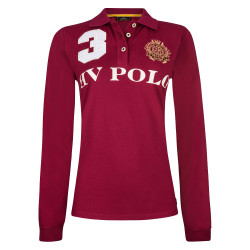 Polo Favouritas EQ lange mouwen HV Polo Roja Roze