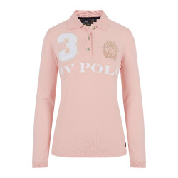 Polo Favouritas EQ lange mouwen HV Polo Zacht roze
