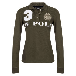Polo Favouritas EQ lange mouwen HV Polo Leger Groen