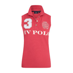 Mouwloze polo Favouritas HV Polo Aardbei Rood