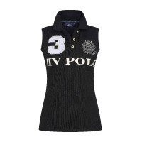 Mouwloze polo Favouritas HV Polo Zwart